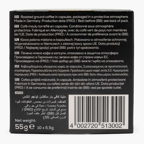 Lungo Intense 10 băuturi, capsule cafea