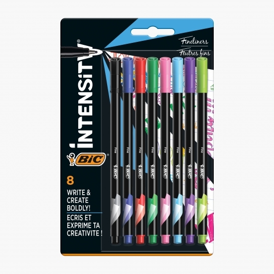 Set 8 finelinere Intensity asortate