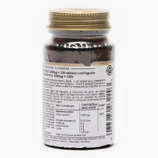 Vitamina B-12 1000μg, 100 tablete