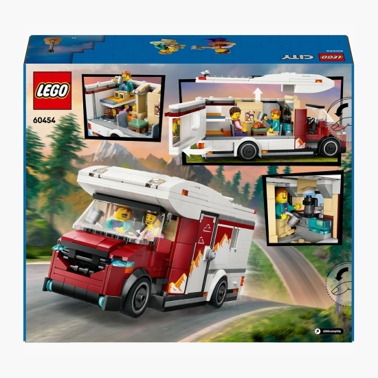 Rulota pentru aventuri de vacanță, 60454 City, 385 piese, +6 ani