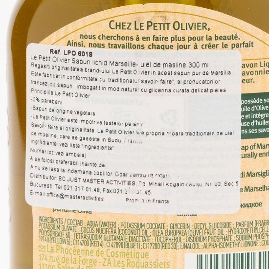 Săpun lichid Marseille ulei de măsline 300ml