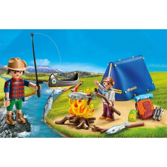 Set portabil figurine - Camping, 4+ ani