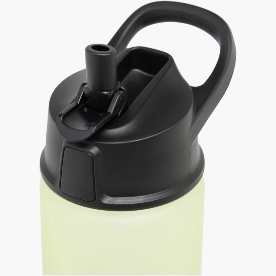 Bidon hidratare cu pai, 0.5l, verde deschis