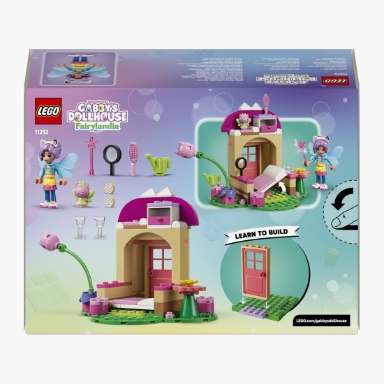 Căsuța din grădină a Miau-Zânei, 11212 Gabby's Dollhouse, 103 piese, +4 ani