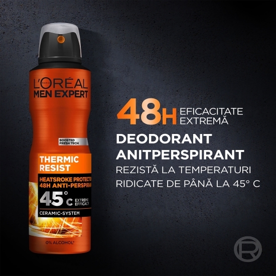 Antiperspirant spray pentru bărbați Thermic Resist, 150 ml