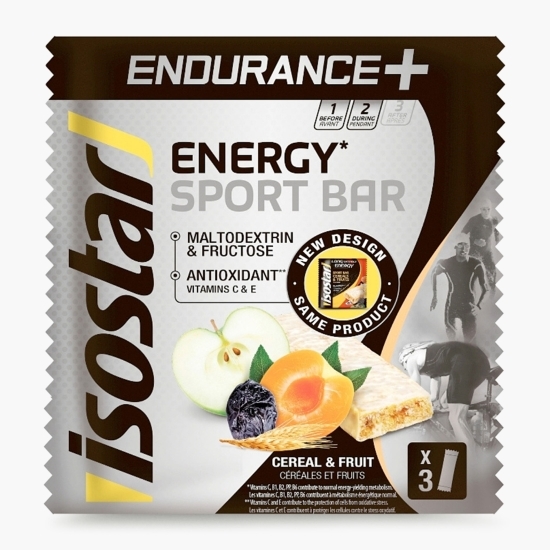 Batoane sport cereale și fructe 3x40g