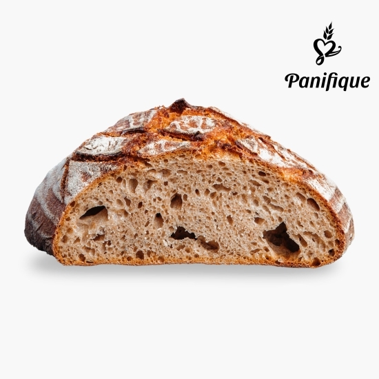 Pâine ecologică cu făină de secară, artizanală cu maia sălbatică 400g