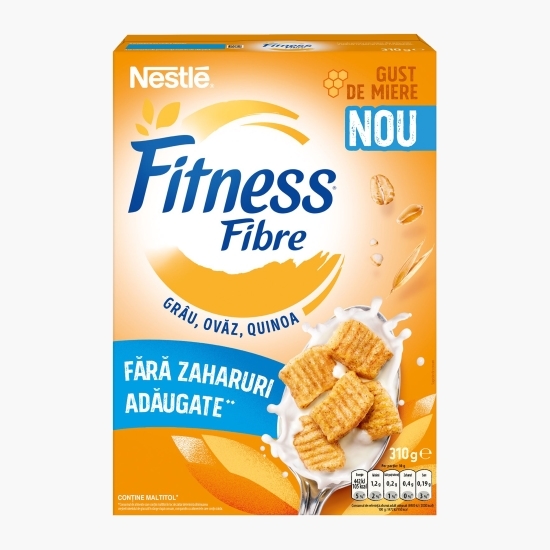 Cereale mic dejun Fibre cu gust de miere, fără zaharuri adăugate 310g
