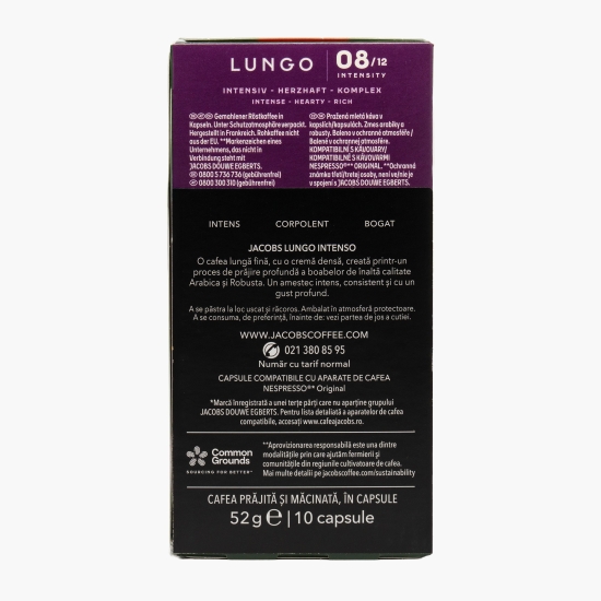 Lungo 8 Intenso 10 băuturi, 52g, capsule cafea