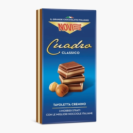 Ciocolată cu lapte cu alune Gianduja, cu umplutură de alune 110g