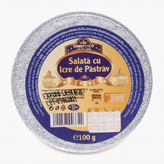 Salată cu icre de păstrăv 100g