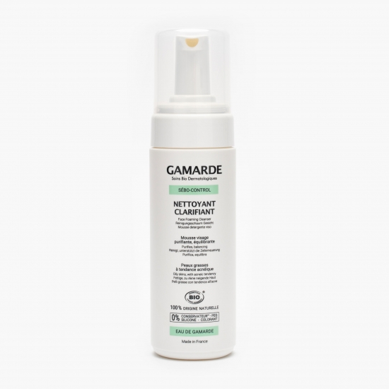 Spumă de curățare pentru ten tânăr acneic, bio 160ml