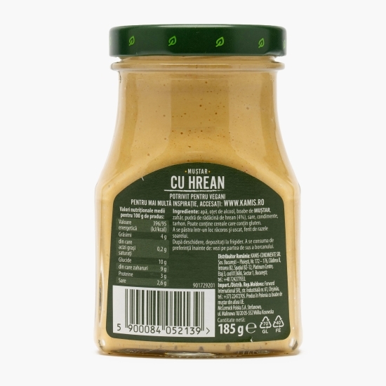 Muștar cu hrean 185g