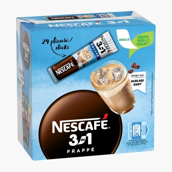 Mix de cafea instant Frappe 3in1 plicuri, 24 x16g