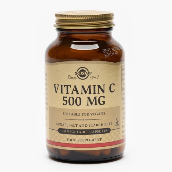 Vitamina C 500mg, 100 capsule vegetale