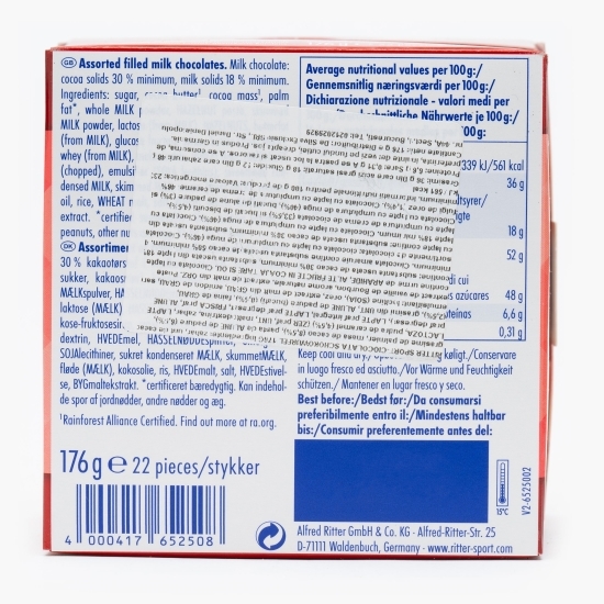 Praline asortate Choco Cubes 176g