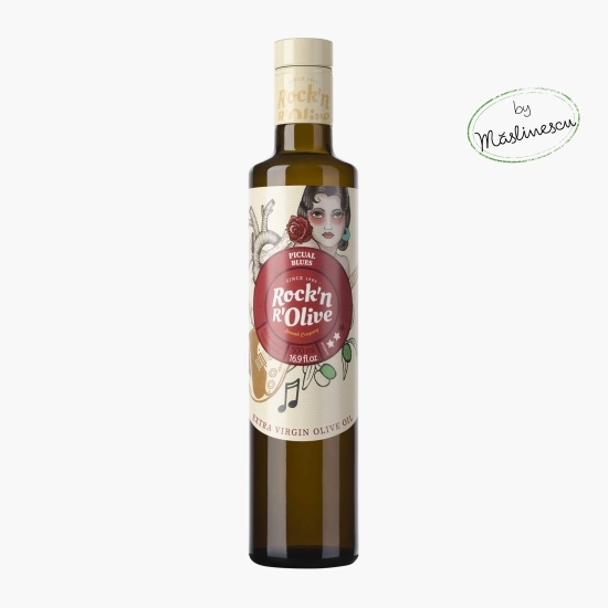 Măslinescu - Ulei de măsline extravirgin Rock'n R'Olive Picual, 0.5l