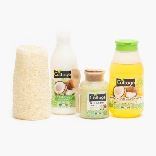 Set cadou femei baie Coconut Oil-Beauty Ritual