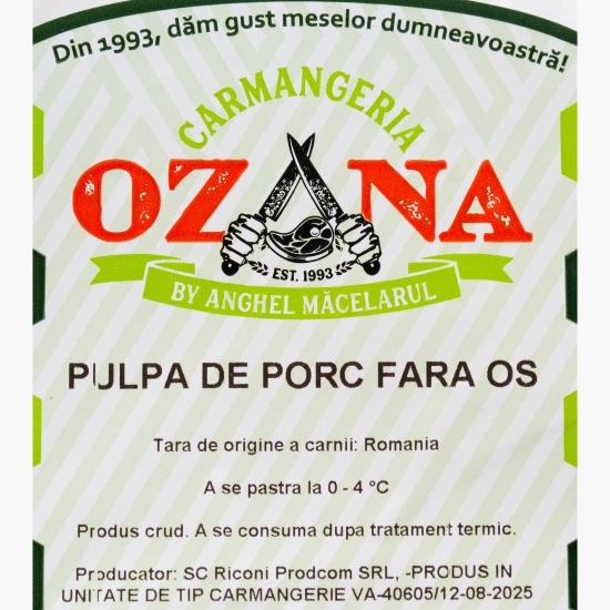 Pulpă de porc fără os 950g