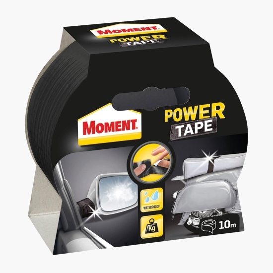 Power tape, negru, 50mmx10m