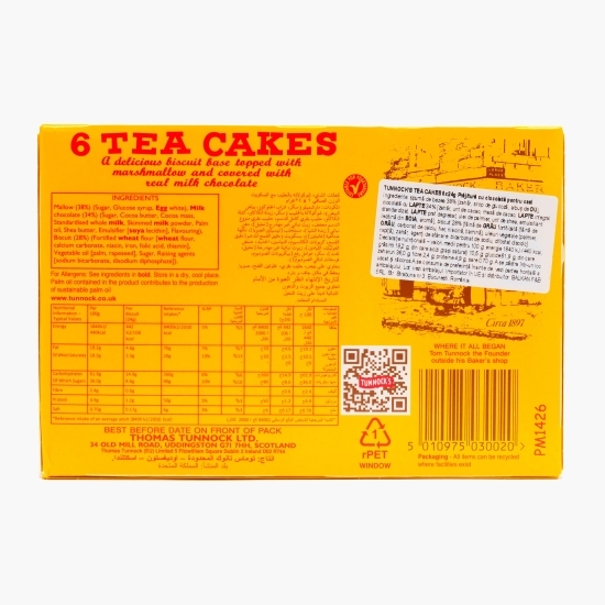 Prăjituri cu ciocolată cu lapte Tea Cakes 6x24g