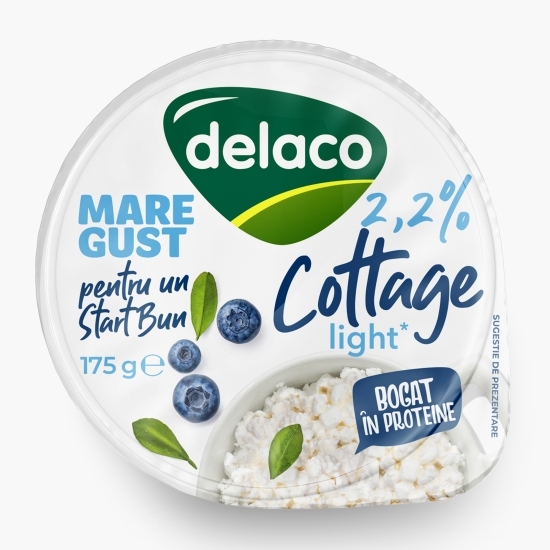 Brânză Cottage light, 2.2% grăsime, 175g