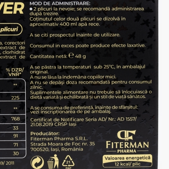 Hangover - Supliment alimentar cu îndulcitori 8 plicuri