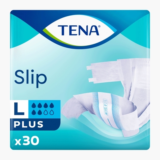 Scutece pentru incontinență adulți Slip Plus, mărime L, 30 buc
