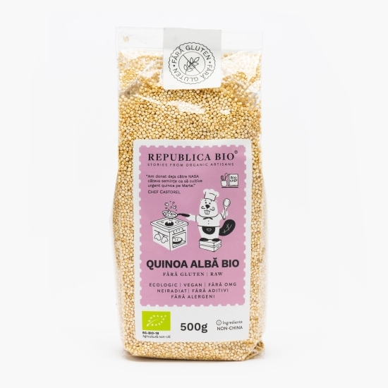 Quinoa albă ecologică, fără gluten 500g