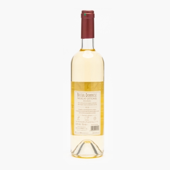 Vin alb demidulce Muscat Ottonel, 12%, 0.75l