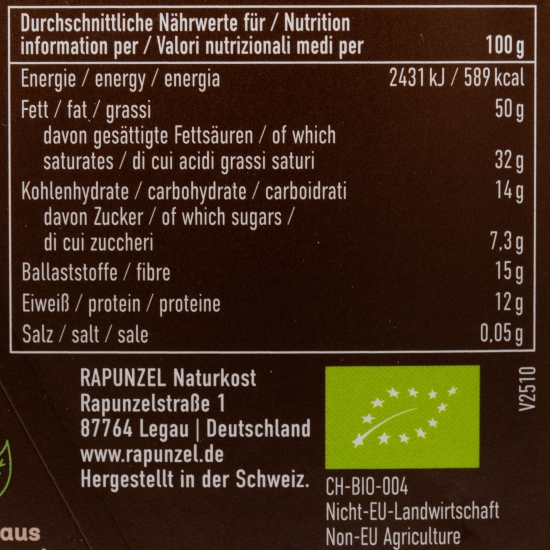 Ciocolată amăruie eco vegană cu 90% cacao și zahăr de cocos, 80g