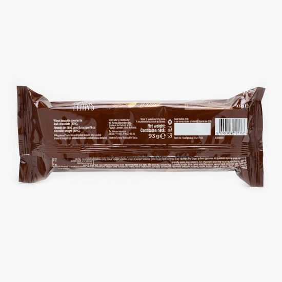Biscuiți digestivi cu ciocolată neagră 93g