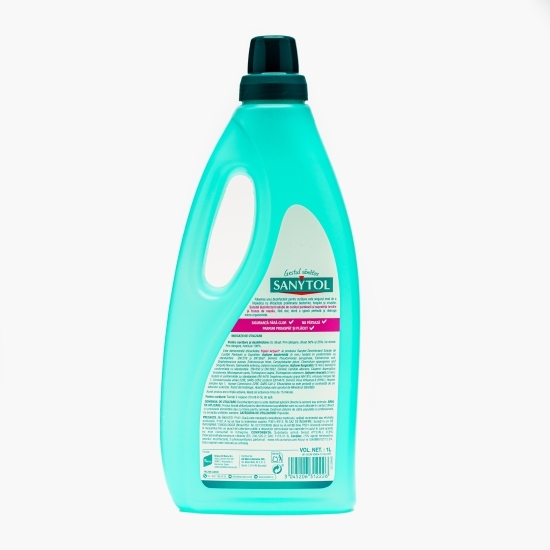 Soluție de curățat și dezinfectant pentru pardoseli și suprafețe, lămâie 1l