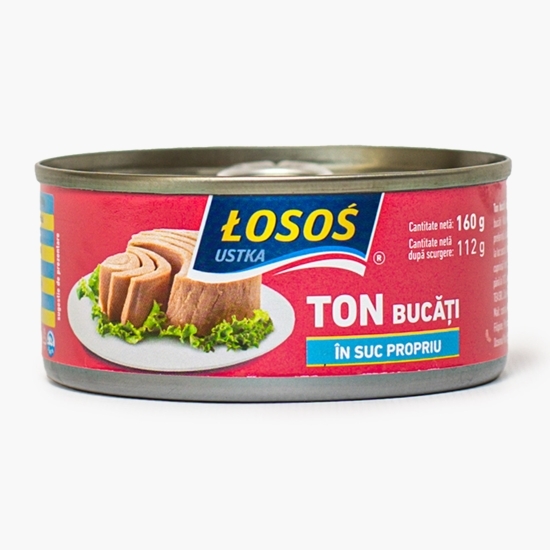 Ton bucăți în suc propriu 160g