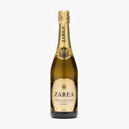 Vin spumant alb demisec Cystal 750ml + pungă