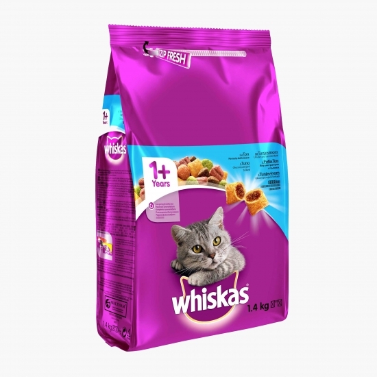 Hrană uscată pentru pisici adulte, 1.4kg, cu ton