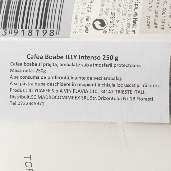 Cafea boabe Intenso 250g