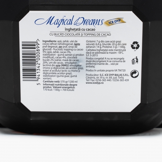 Înghețată cu cacao 1.2l