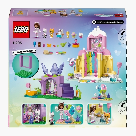Muntele de dulciuri și grădina Miau-Zânei, 11205 Gabby's Dollhouse, 263 piese, +4 ani