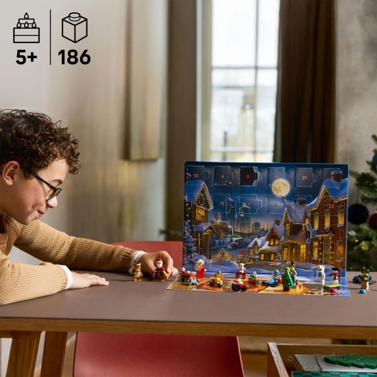 Calendar de Advent, 60475 City, 186 piese, +5 ani