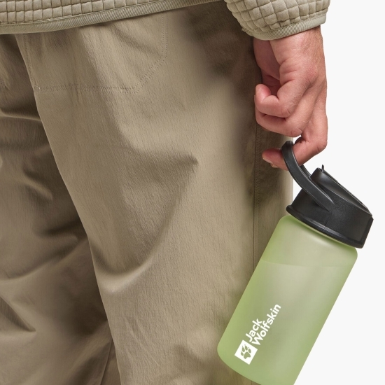 Bidon hidratare cu pai, 0.5l, verde deschis