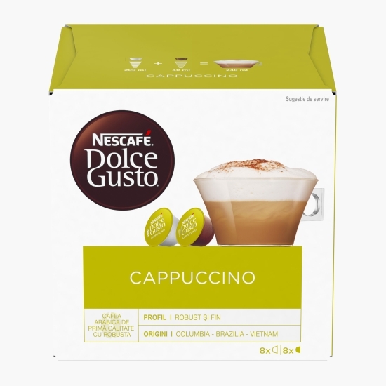 Capsule cafea Cappuccino 8 băuturi 186.4g