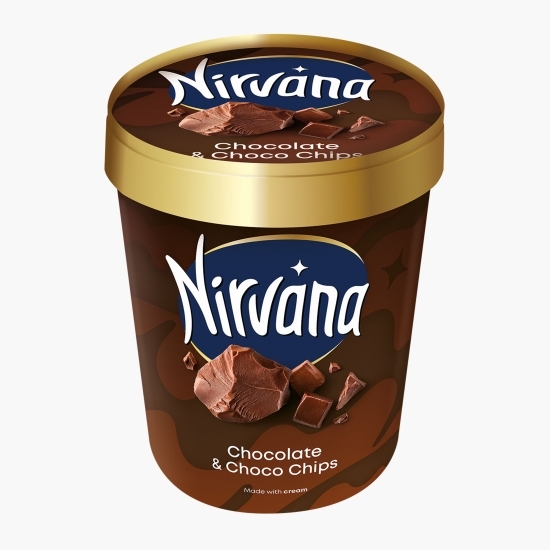 Înghețată ciocolată cu sirop de cacao și alune de pădure 420ml