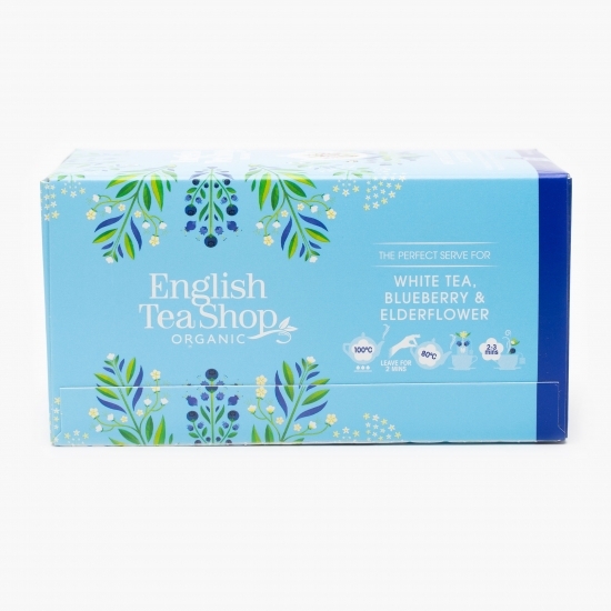 Ceai eco White Tea Blueberry and Elderflower 40g