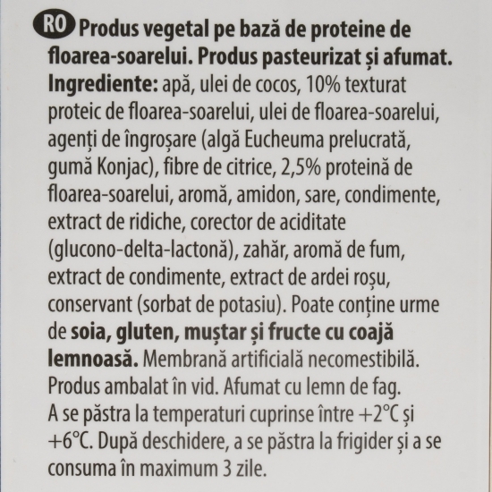 Salam vegetal crud-uscat 240g