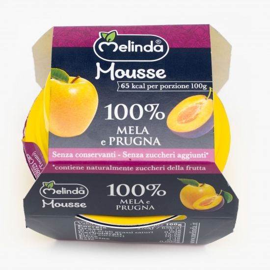 Mousse de mere și prune 200g (2x100g)