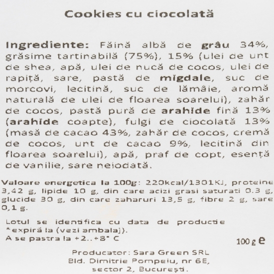 Cookies cu ciocolată