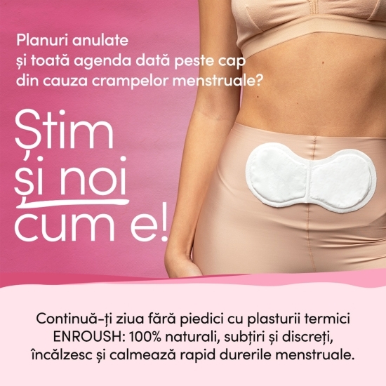 Plasturi termici menstruali 3 buc