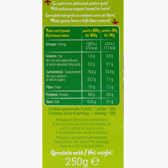 Cereale bulgărași miere eco 250g