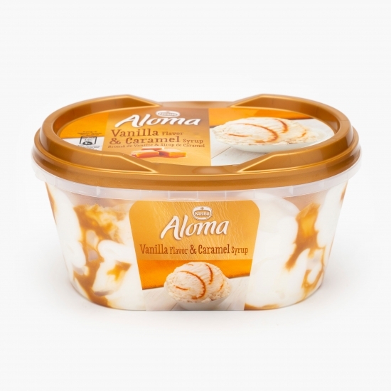 Înghețată de vanilie cu sirop de caramel 1000ml